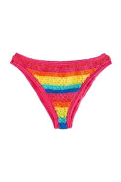 RAINBOW CROCHET BIKINI BOTTOM -Farm Rio Shop 299781 05