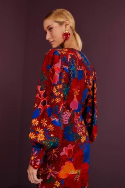 Farm Rio Red Wild Life Mini Dress 9 Farm Rio Red Wild Life Mini Dress -Farm Rio Shop 301790 04 1 scaled