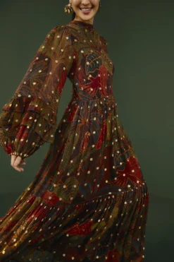 Farm Rio Black Rainforest Maxi Dress -Farm Rio Shop 301812 03 scaled