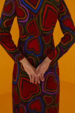 Farm Rio Rainbow Wild Hearts Maxi Dress -Farm Rio Shop 301861 03