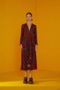 Farm Rio Rainbow Wild Hearts Maxi Dress -Farm Rio Shop 301861 04