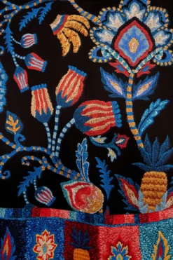 Farm Rio Black Sunset Tapestry Organic Cotton Midi Skirt 6 Farm Rio Black Sunset Tapestry Organic Cotton Midi Skirt -Farm Rio Shop 301874 03 scaled