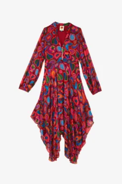 Farm Rio Red Lisa Sheer Midi Dress 7 Farm Rio Red Lisa Sheer Midi Dress -Farm Rio Shop 301903 04 scaled