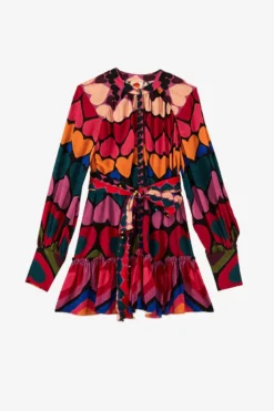 Farm Rio Full Of Hearts Mini Dress -Farm Rio Shop 301905 06