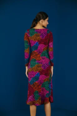 Farm Rio Rainbow Mix Jersey Dress -Farm Rio Shop 301940 03