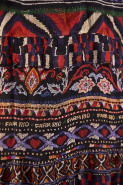 Farm Rio Blue Ainika Tapestry Maxi Skirt -Farm Rio Shop 301951 04 scaled
