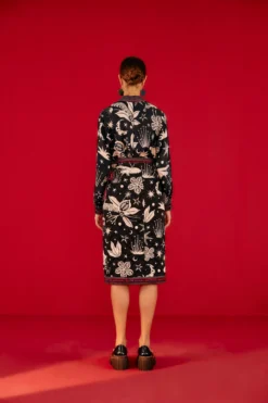 Farm Rio Black & White Cerrado Sky Shirt -Farm Rio Shop 302034 04 scaled