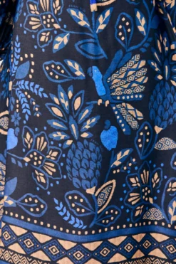 Farm Rio Black Macaw Forest Midi Dress -Farm Rio Shop 303774 05