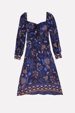 Farm Rio Black Macaw Forest Midi Dress -Farm Rio Shop 303774 06