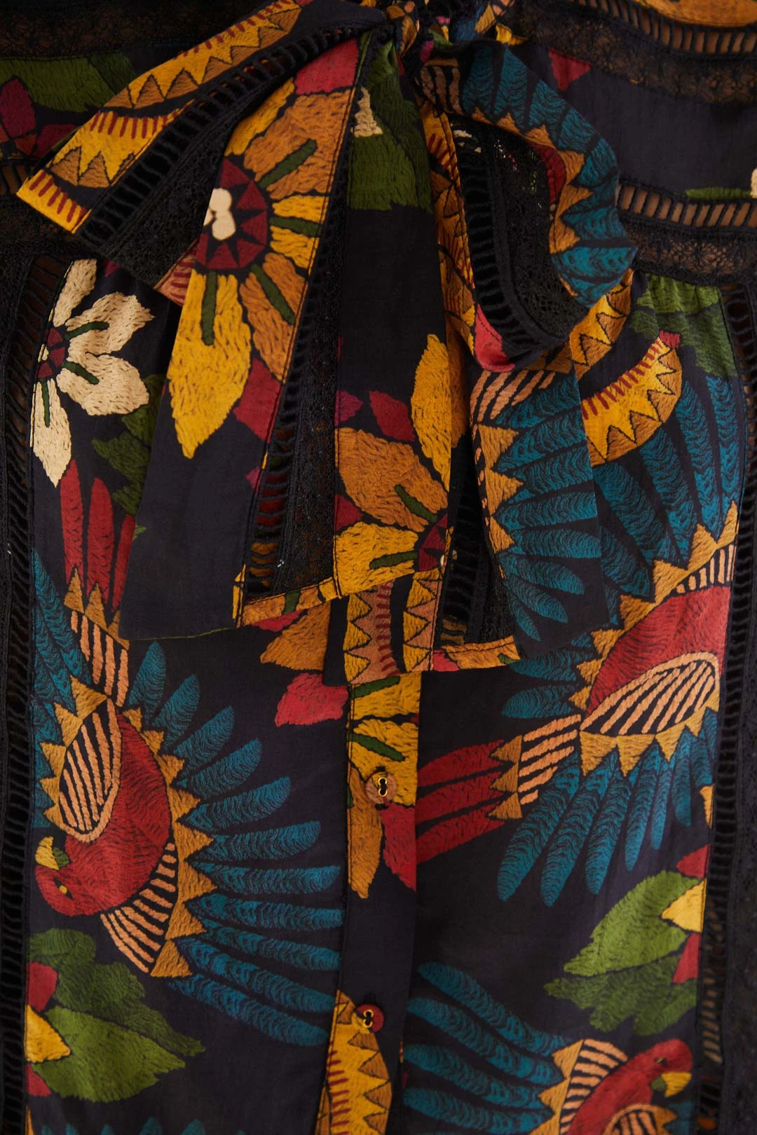 Farm Rio Macaw Ballet Blouse 4 Farm Rio Macaw Ballet Blouse - Image 4