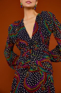 Farm Rio Rainbow Oxen Mini Dress -Farm Rio Shop 303807 03