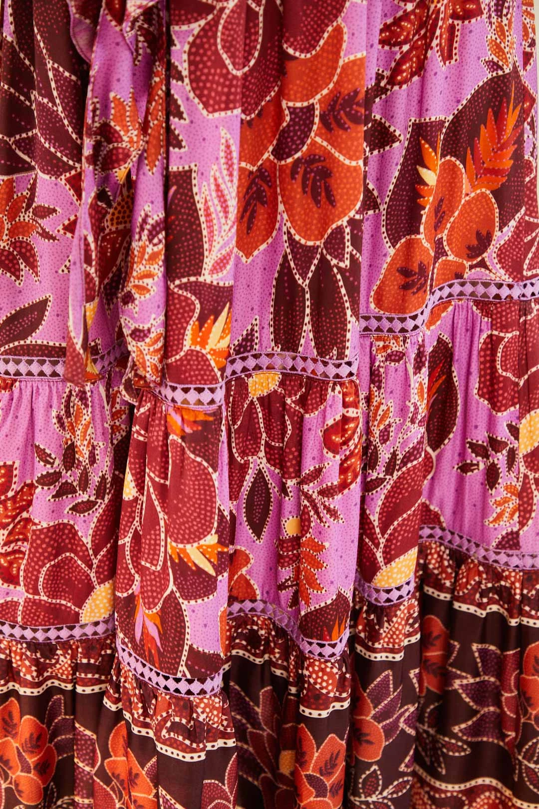 Farm Rio Sweet Floral Midi Dress 6 Farm Rio Sweet Floral Midi Dress - Image 6