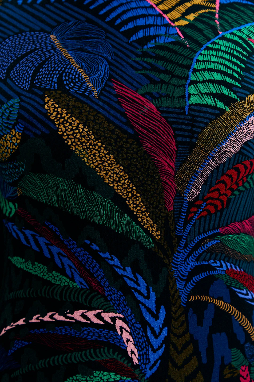 Farm Rio Amazonia Night Lenzing™ Ecovero™ Viscose Midi Dress 5 Farm Rio Amazonia Night Lenzing™ Ecovero™ Viscose Midi Dress - Image 5