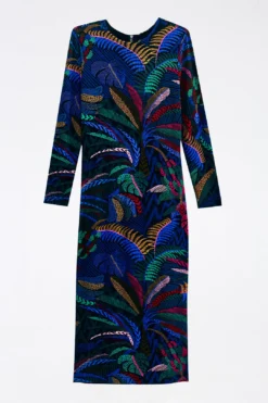 Farm Rio Amazonia Night Lenzing™ Ecovero™ Viscose Midi Dress 8 Farm Rio Amazonia Night Lenzing™ Ecovero™ Viscose Midi Dress -Farm Rio Shop 303850 05