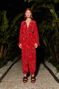 Farm Rio Red Mystic Night Jumpsuit 7 Farm Rio Red Mystic Night Jumpsuit -Farm Rio Shop 303866 04