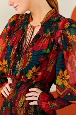 Farm Rio Macaw Ballet Ainika Maxi Dress -Farm Rio Shop 303894 03