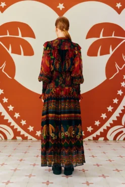 Farm Rio Macaw Ballet Ainika Maxi Dress -Farm Rio Shop 303894 04