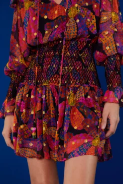 Farm Rio Black Heart Daisy Mini Dress 10 Farm Rio Black Heart Daisy Mini Dress -Farm Rio Shop 303895 03