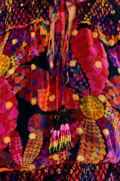 Farm Rio Black Heart Daisy Mini Dress 12 Farm Rio Black Heart Daisy Mini Dress -Farm Rio Shop 303895 06