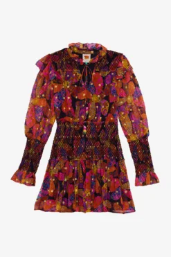 Farm Rio Black Heart Daisy Mini Dress 13 Farm Rio Black Heart Daisy Mini Dress -Farm Rio Shop 303895 07