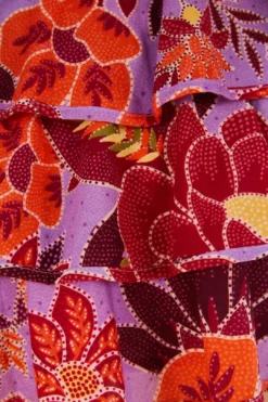 Farm Rio Sweet Floral Layered Mini Skirt -Farm Rio Shop 303902 04