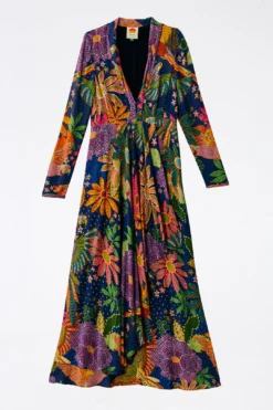 Farm Rio Navy Cool Macaw Maxi Dress -Farm Rio Shop 303923 06