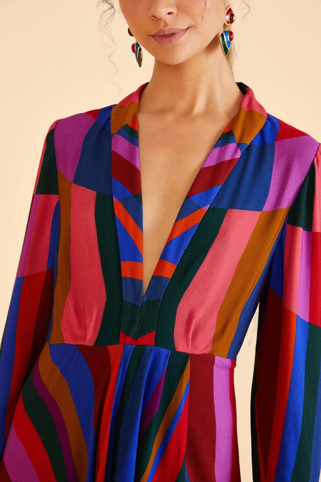 Farm Rio Magic Stripes Maxi Dress 3 Farm Rio Magic Stripes Maxi Dress - Image 3