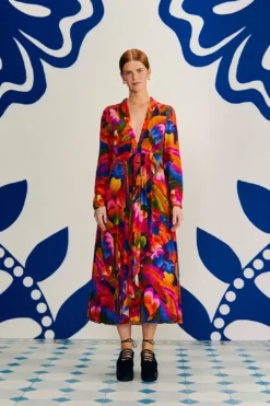 Farm Rio Rainbow Forest Maxi Dress -Farm Rio Shop 303925 01
