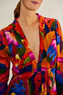 Farm Rio Rainbow Forest Maxi Dress -Farm Rio Shop 303925 03