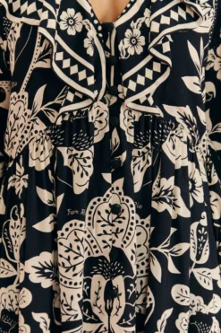 Farm Rio Black Graphic Floral Mini Dress 7 Farm Rio Black Graphic Floral Mini Dress -Farm Rio Shop 303926 05 scaled