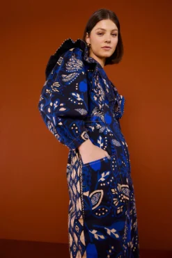 Farm Rio Black Macaw Forest Jumpsuit