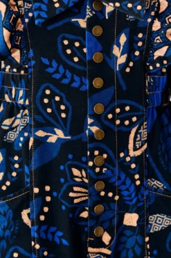 Farm Rio Black Macaw Forest Jumpsuit -Farm Rio Shop 303962 05