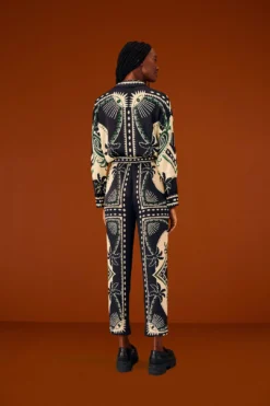 Farm Rio Mystic Scarf Lenzing™ Ecovero™ Viscose Pants -Farm Rio Shop 303968 03