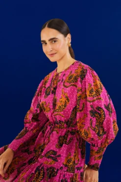 Farm Rio Pink Wild Leopards Mini Dress -Farm Rio Shop 303984 03 1