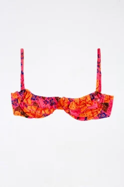 Farm Rio Pink Flowers Garden Underwire Bikini Top 9 Farm Rio Pink Flowers Garden Underwire Bikini Top -Farm Rio Shop 304161 05