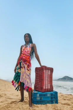 Farm Rio Ombre Graphic Toucans Multicolor Sarong -Farm Rio Shop 304290 01