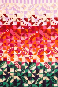 Farm Rio Ombre Graphic Toucans Multicolor Sarong -Farm Rio Shop 304290 07