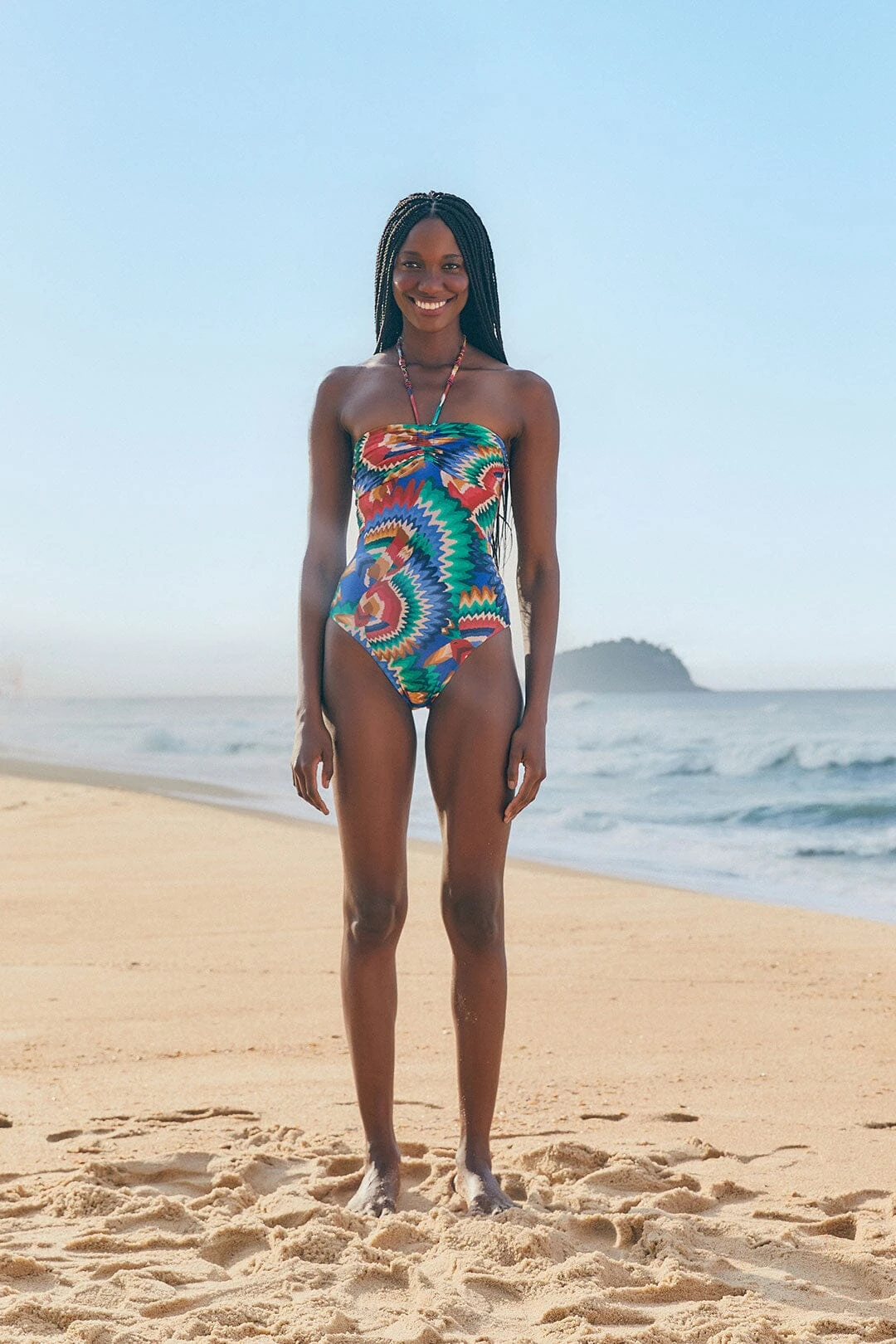 Farm Rio Chevron Toucans One Piece Swimsuit 5 Farm Rio Chevron Toucans One Piece Swimsuit - Image 5