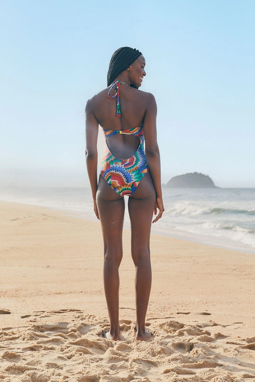 Farm Rio Chevron Toucans One Piece Swimsuit 3 Farm Rio Chevron Toucans One Piece Swimsuit - Image 3