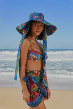 Farm Rio Chevron Toucans Cover Up