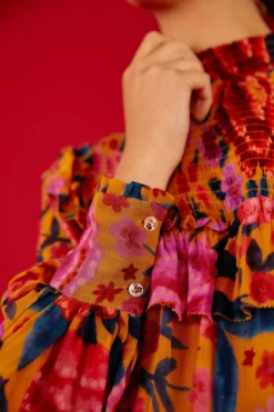 Farm Rio Yellow Floral Dream Blouse -Farm Rio Shop 304566 04 1 scaled