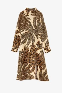 Farm Rio Sand Yawanawa Vanahu Lenzing™ Ecovero™ Viscose Midi Dress 9 Farm Rio Sand Yawanawa Vanahu Lenzing™ Ecovero™ Viscose Midi Dress -Farm Rio Shop 304582 05 scaled