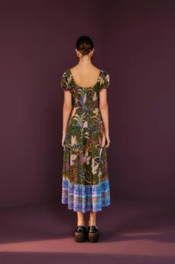 Farm Rio Green Wild Jungle Corset Midi Dress 7 Farm Rio Green Wild Jungle Corset Midi Dress -Farm Rio Shop 304591 02 scaled