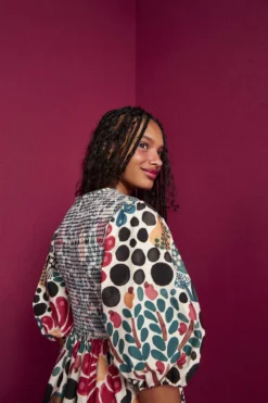 Farm Rio Mushroom Forest Organic Cotton Midi Dress 8 Farm Rio Mushroom Forest Organic Cotton Midi Dress -Farm Rio Shop 304592 05 scaled