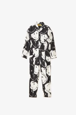 Farm Rio Black & White Smiley® Jumpsuit -Farm Rio Shop 305146 06 scaled