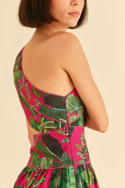 Farm Rio Pink Leaves Mini Dress 8 Farm Rio Pink Leaves Mini Dress -Farm Rio Shop 305273 03 b7890770 e1f9 4446 a44f c4206c76ef10