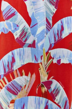 Farm Rio Red Sweet Jungle Cut Out Midi Dress 10 Farm Rio Red Sweet Jungle Cut Out Midi Dress -Farm Rio Shop 305349 05