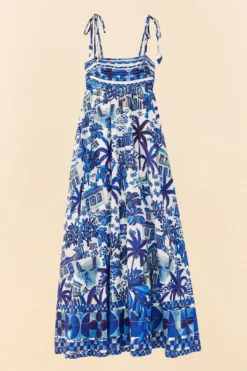 Farm Rio Sweet Rio Tie Strap Maxi Dress 11 Farm Rio Sweet Rio Tie Strap Maxi Dress -Farm Rio Shop 306061 06