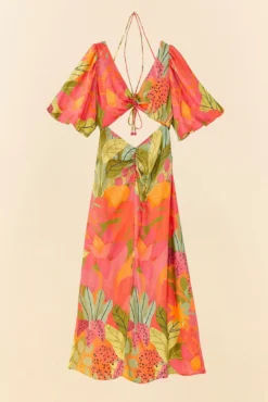 Farm Rio Sweet Forest Lenzing™ Ecovero™ Viscose Midi Dress -Farm Rio Shop 306063 06