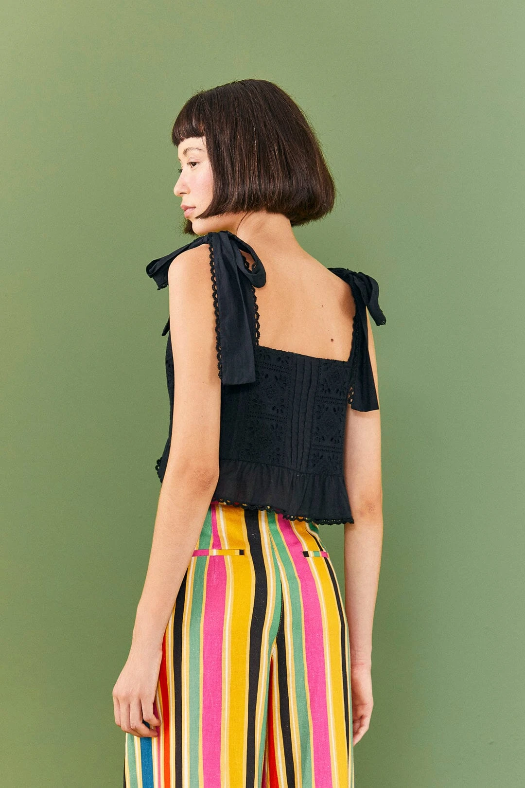 Farm Rio Black Lace Top 3 Farm Rio Black Lace Top - Image 3